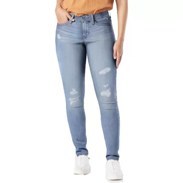 imageLevi Strauss Signature Gold Womens Totally Shaping Pullon Skinny Jeans Available in Plus SizeSilver Lining