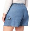 imageLevi Strauss Signature Gold Womens Belted Cargo Shorts Available in PlusNew Moody Blues