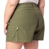 imageLevi Strauss Signature Gold Womens Belted Cargo Shorts Available in PlusNew Olive Night