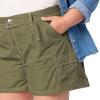 imageLevi Strauss Signature Gold Womens Belted Cargo Shorts Available in PlusNew Olive Night