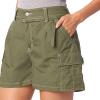 imageLevi Strauss Signature Gold Womens Belted Cargo Shorts Available in PlusNew Olive Night