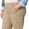 imageLevi Strauss Signature Gold Womens Everyday Comfort Cargo Capri Available in PlusNew Covert Green