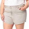 imageLevi Strauss Signature Gold Womens Heritage Original MidRise 4quot Shorts Available in PlusNew Galaxy Grey