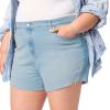 imageLevi Strauss Signature Gold Womens Heritage Original MidRise 4quot Shorts Available in PlusNew Ultraviolet