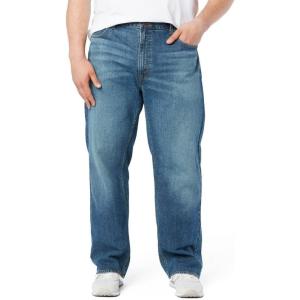 imageLevi Strauss Signature Gold Mens Relaxed Fit Flex Jeans Available in Big ampamp TallHazy Horizon  Stretch Waistband