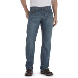 imageLevi Strauss Signature Gold Mens Relaxed Fit Flex Jeans Available in Big ampamp TallMedium Indigo