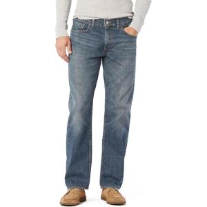 imageLevi Strauss Signature Gold Mens Relaxed Fit Flex Jeans Available in Big ampamp TallSandstone