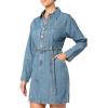 imageLevi Strauss Signature Gold Womens Seamed Denim DressNew Space Lagoon