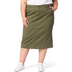 imageLevi Strauss Signature Gold Womens Everyday Cargo Midi Skirt Available in PlusNew Olive Night