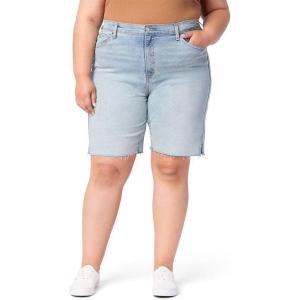 imageLevi Strauss Signature Gold Womens Heritage High Rise 9quot Bermuda Short Available in Plus SizeNew Walking on Clouds
