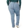 imageLevi Strauss Signature Gold Womens Curvy Totally Shaping Straight Jeans MidRise Stretch Denim Available in Plus SizeBlue Ice Waterless