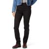 imageLevi Strauss Signature Womens HighRise Straight Jeans Stretch Denim Standard and PlusBlack Opal