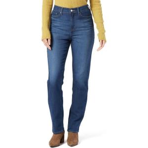 imageLevi Strauss Signature Womens HighRise Straight Jeans Stretch Denim Standard and PlusTennessee Valley 5d