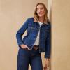 imageWomens Original Trucker Stretch Denim Also Available in PlusNew Jolene Top