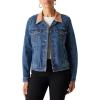 imageWomens Original Trucker Stretch Denim Also Available in PlusNew Jolene Top