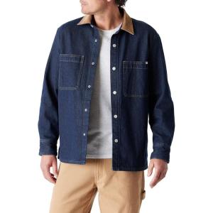 imageLevi Strauss Signature Gold Mens FlannelLined Shirt JacketNew Indigo Rinse