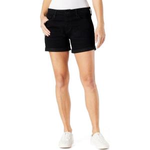 imageLevi Strauss Signature Gold Womens MidRise Shorts Available in Plus Size New New Black Opal