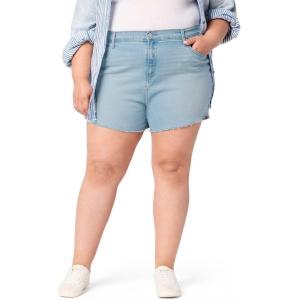 imageSignature by Levi Strauss ampamp Co Gold Womens Heritage Original MidRise 4quot Shorts Available in PlusNew Ultraviolet