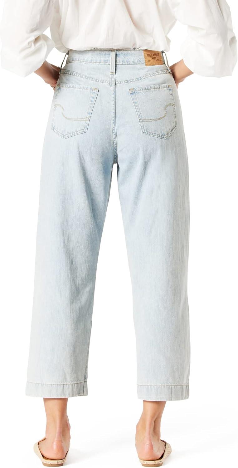 imageLevi Strauss Signature Gold Womens Heritage HighRise Loose Crop Stylized Jeans Available in Plus SizeNew Sonoran Oasis