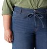 imageWomens Heritage Belted Wide Leg Jeans MidRise Stretch Denim Also Available in PlusNew Bayou Blues