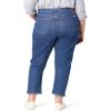 imageLevi Strauss Signature Womens Heritage High Rise Straight Jeans Stretch Denim Also Available in Plus SizeFuture Blue
