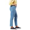 imageLevi Strauss Signature Womens Heritage High Rise Straight Jeans Stretch Denim Also Available in Plus SizePolar Crystals