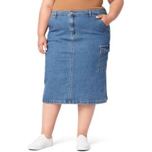 imageSignature by Levi Strauss ampamp Co Gold Womens Everyday Cargo Midi Skirt Available in PlusSeams to Be
