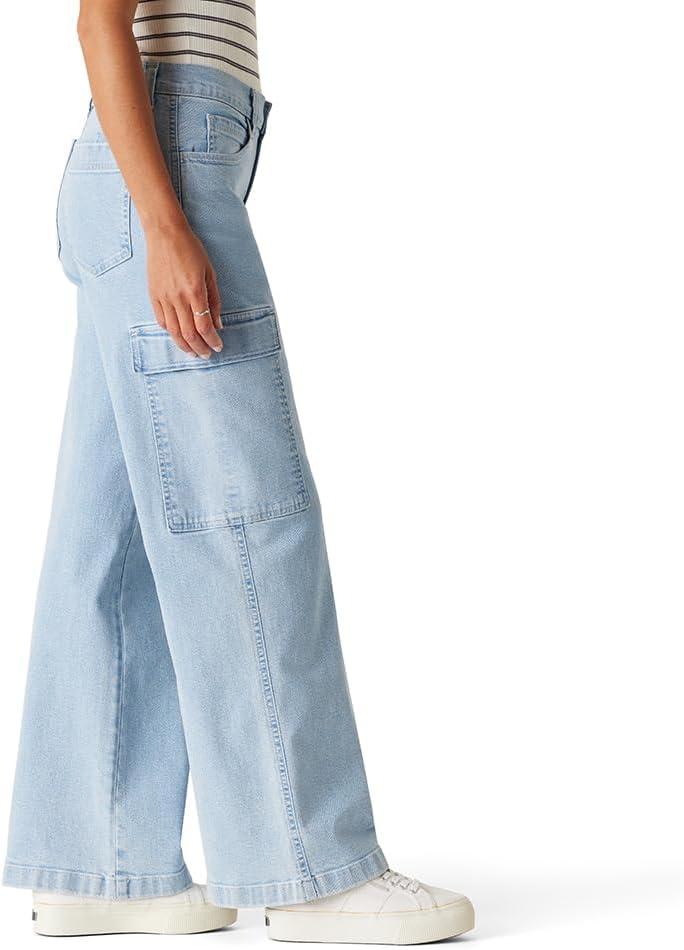 imageLevi Strauss Signature Gold Womens Easy Cargo Midi Skirt Also Available in PlusNew Seafoam Light