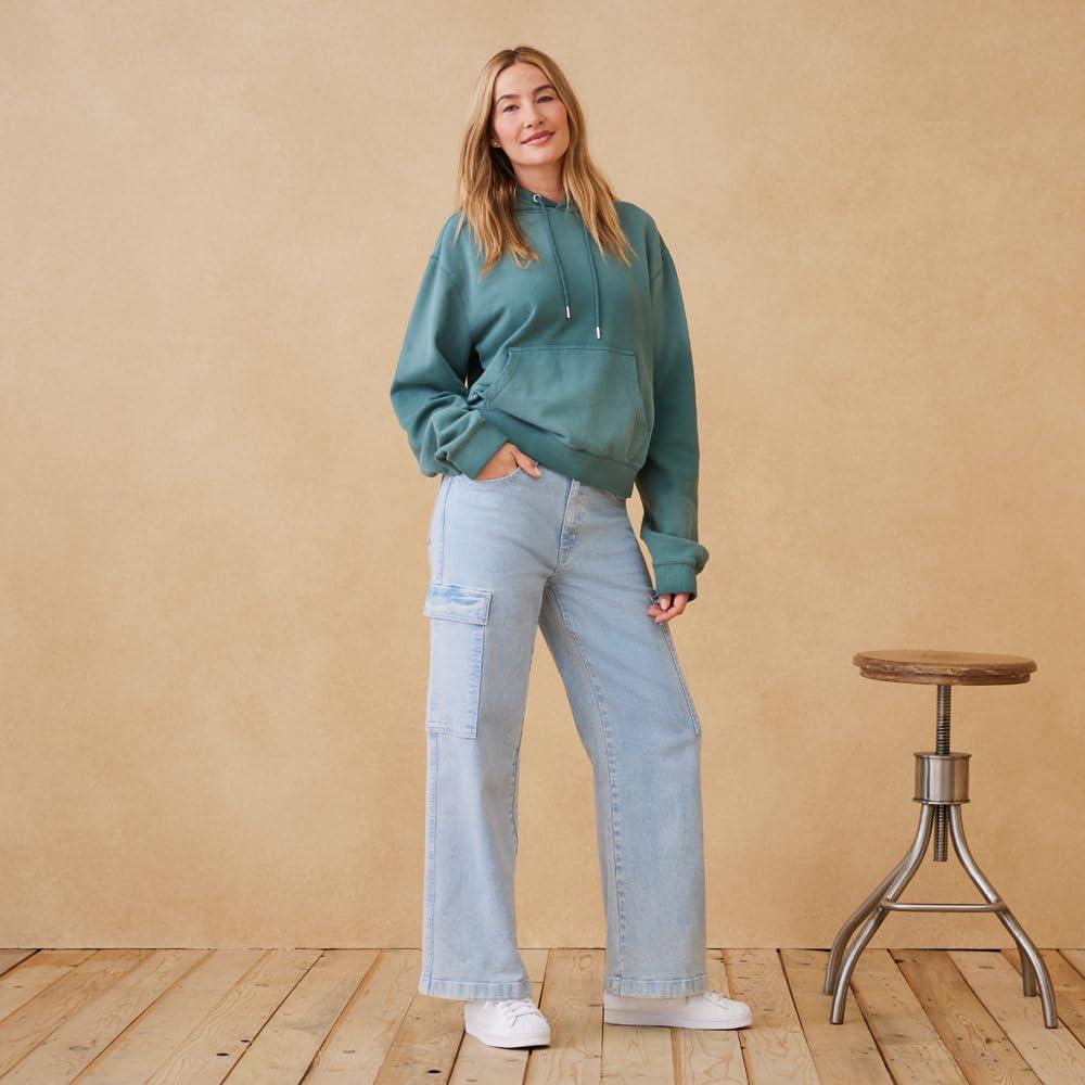 imageLevi Strauss Signature Gold Womens Easy Cargo Midi Skirt Also Available in PlusNew Seafoam Light