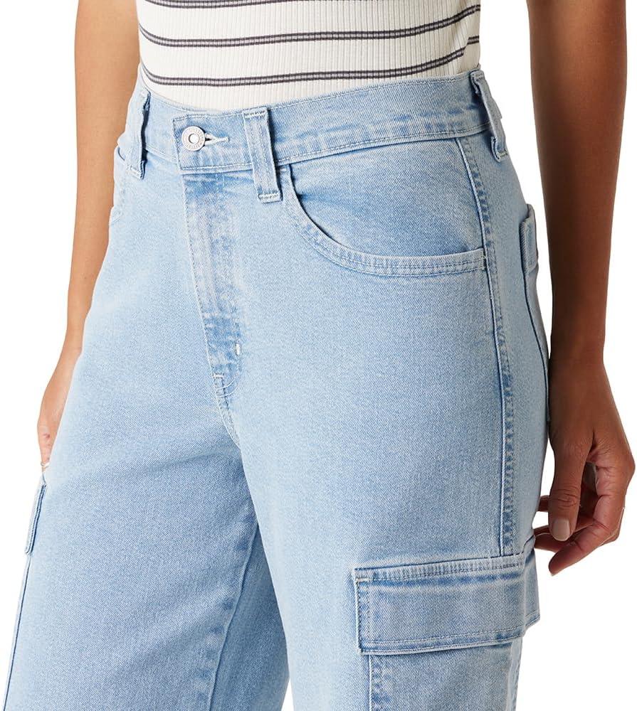 imageLevi Strauss Signature Gold Womens Easy Cargo Midi Skirt Also Available in PlusNew Seafoam Light