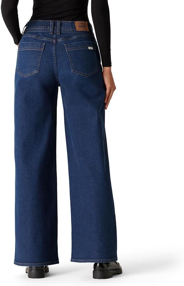 imageLevi Strauss Signature Gold Womens Heritage Belted Wide Leg Jeans Also Available in PlusNew Bayou Blues