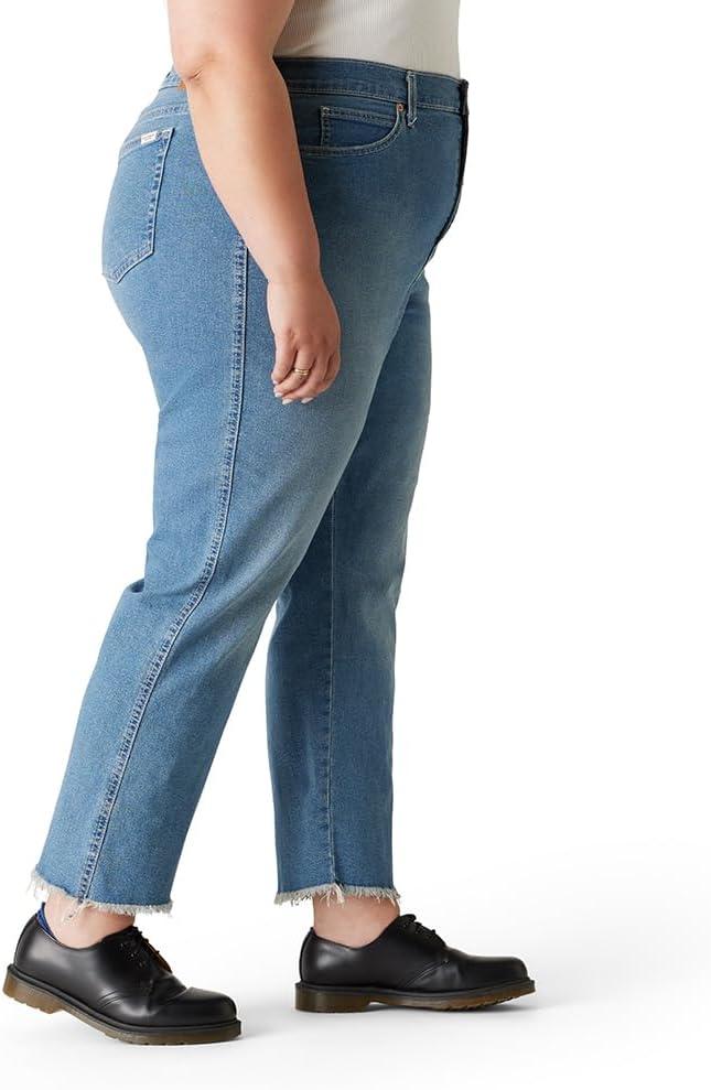 imageLevi Strauss Signature Gold Womens Heritage High Rise Straight Jeans Also Available in Plus SizeNew Lady Luck