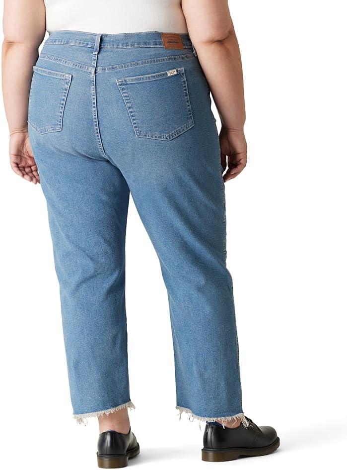 imageLevi Strauss Signature Gold Womens Heritage High Rise Straight Jeans Also Available in Plus SizeNew Lady Luck