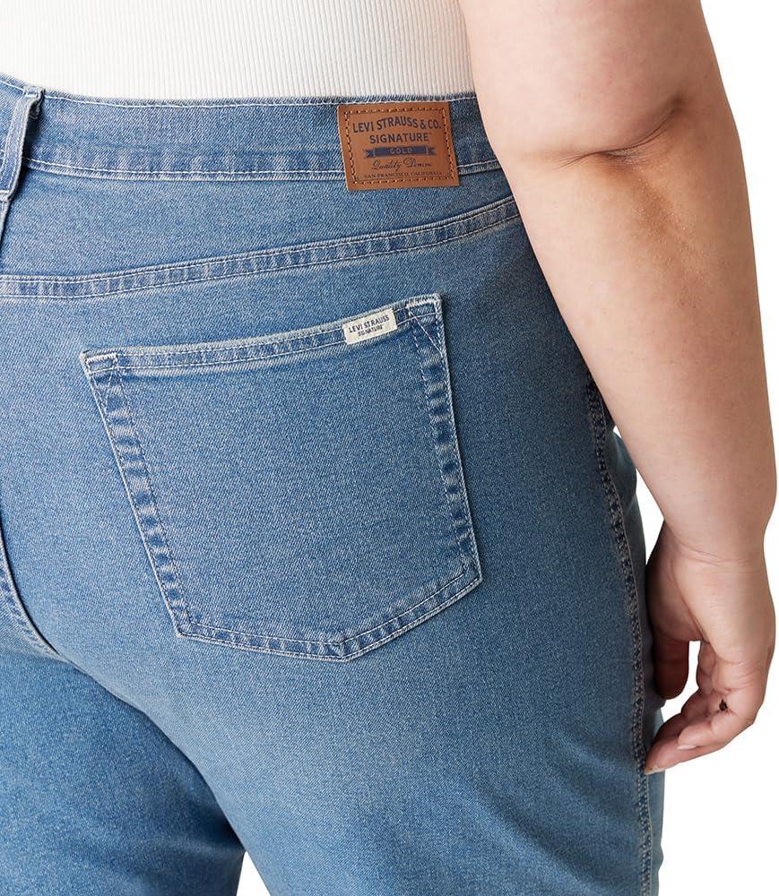 imageLevi Strauss Signature Gold Womens Heritage High Rise Straight Jeans Also Available in Plus SizeNew Lady Luck