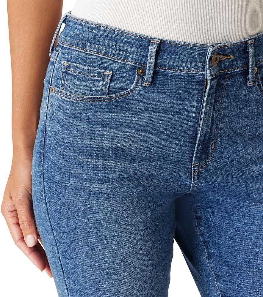 imageLevi Strauss Signature Gold Womens Size Modern Bootcut Jeans MidRise Stretch Denim Also Available in PlusNew Faded Memory