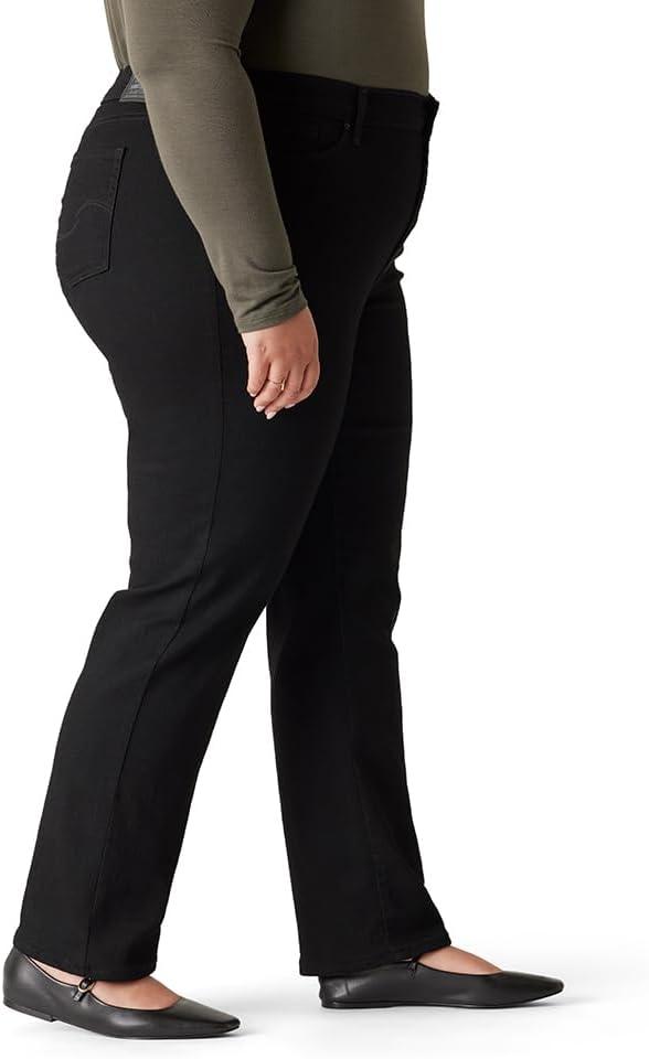 imageLevi Strauss Signature Gold Womens Size Modern Bootcut Jeans MidRise Stretch Denim Also Available in PlusNew New Black Opal