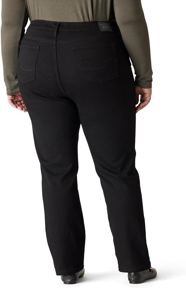 imageLevi Strauss Signature Gold Womens Size Modern Bootcut Jeans MidRise Stretch Denim Also Available in PlusNew New Black Opal