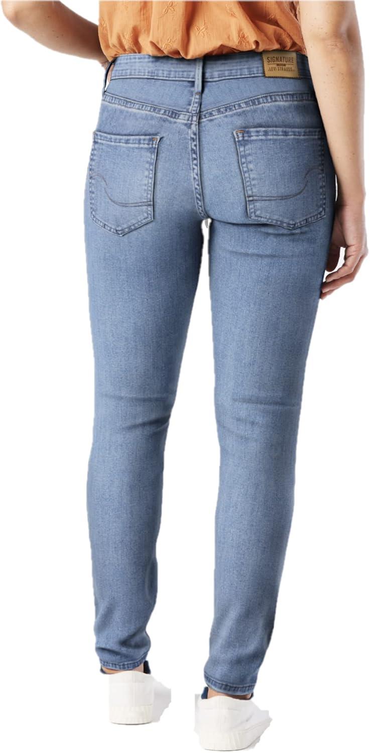 imageLevi Strauss Signature Gold Womens Size Modern Bootcut Jeans MidRise Stretch Denim Also Available in PlusSilver Lining