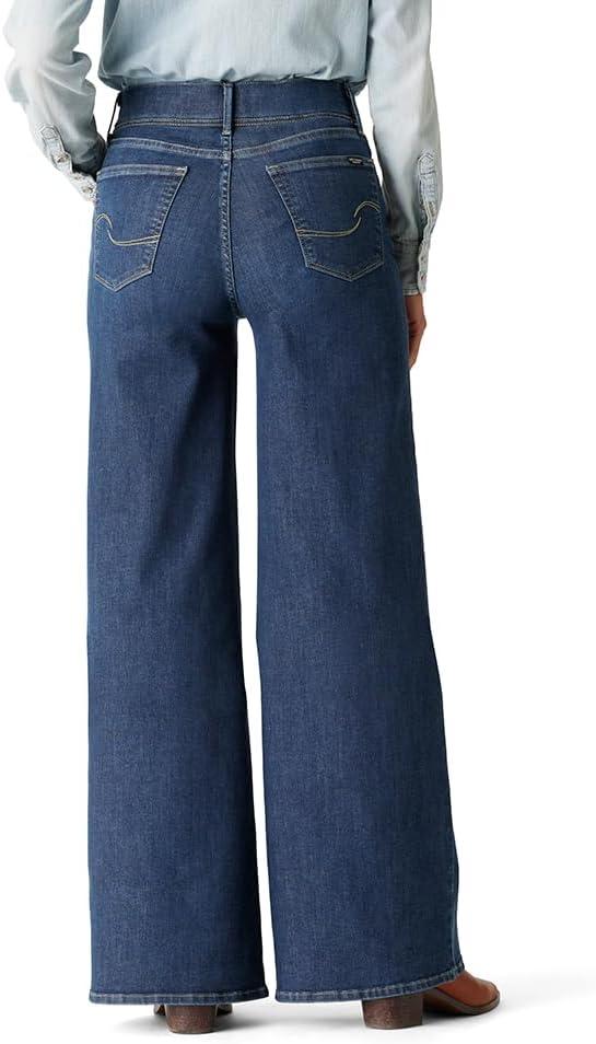 imageLevi Strauss Signature Gold Womens Totally Shaping Ultimate Pullon Wide Leg Jeans Also Available in PlusNew Blue Legend