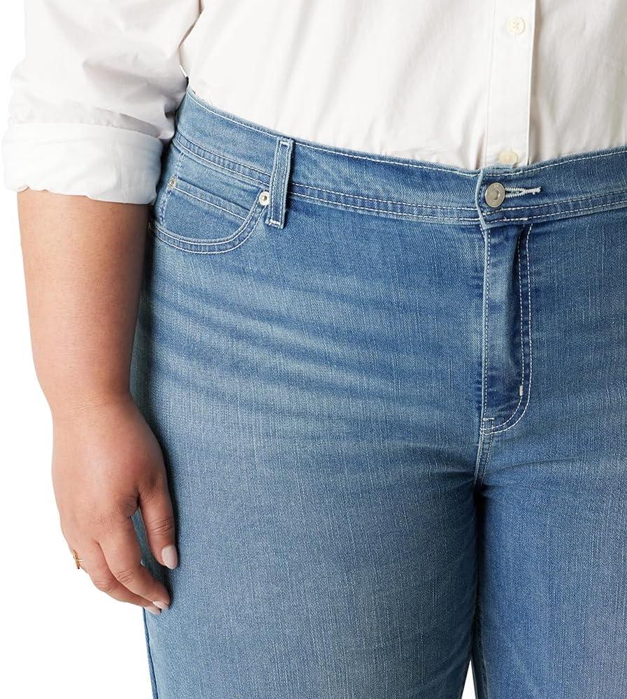 imageLevi Strauss Signature Gold Womens True Wide Leg Trouser with Pocket Flap Also Available in PlusNew Saddle Up