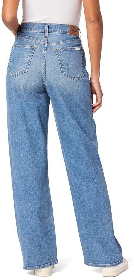 imageLevi Strauss Signature Womens Heritage HighRise Loose Straight Jeans Stretch Denim Also Available in Plus SizeLuna