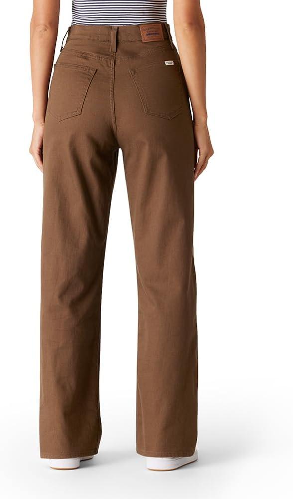 imageLevi Strauss Signature Womens Heritage HighRise Loose Straight Jeans Stretch Denim Also Available in Plus SizeNew Chai Spice