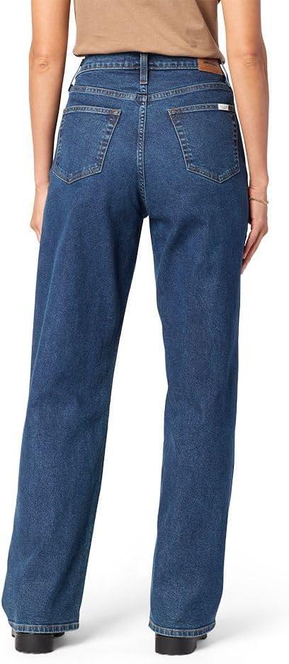 imageLevi Strauss Signature Womens Heritage HighRise Loose Straight Jeans Stretch Denim Also Available in Plus SizeSupernova