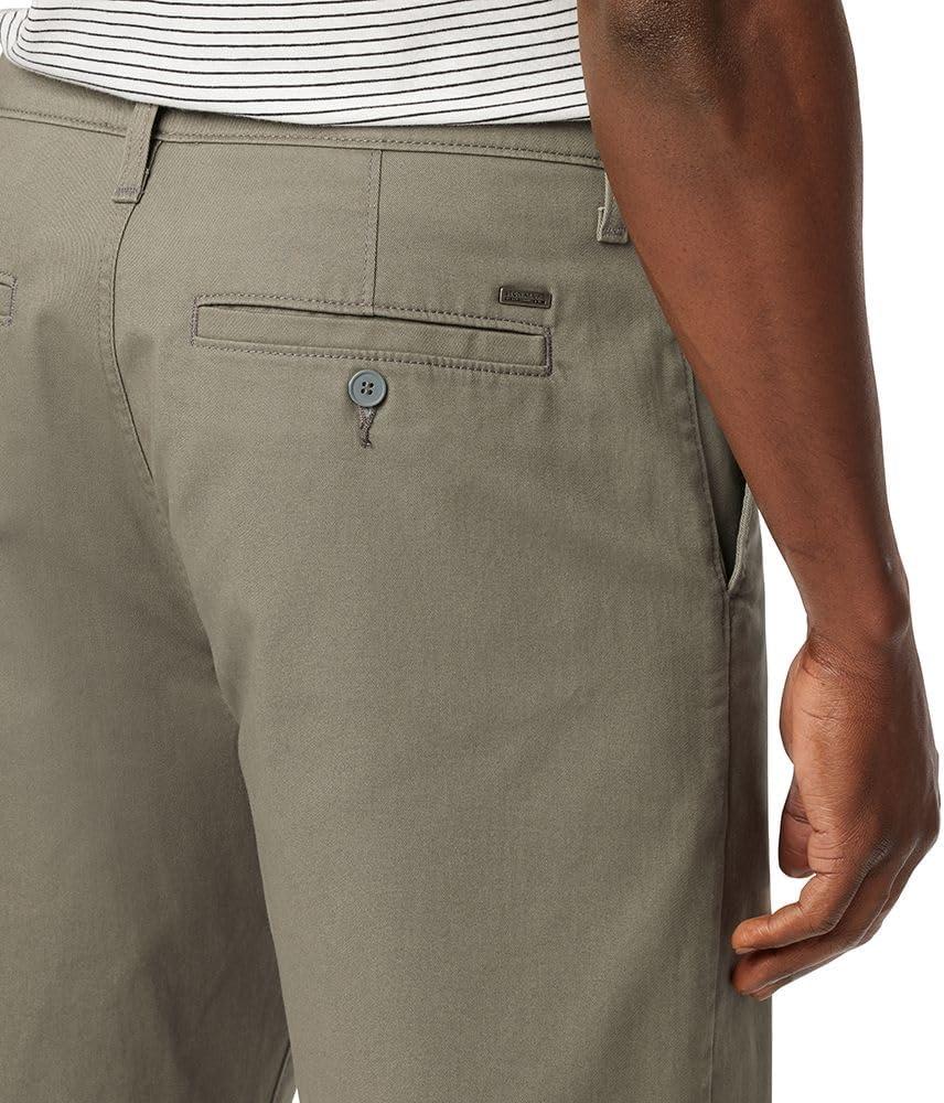 imageSignature by Levi Strauss ampamp Co Gold Mens Casual Chino 105quot ShortsSilver Skies