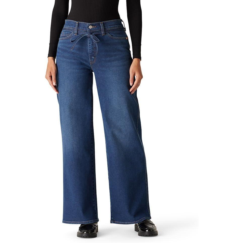 imageLevi Strauss Signature Gold Womens Heritage Belted Wide Leg Jeans Also Available in PlusNew Bayou Blues