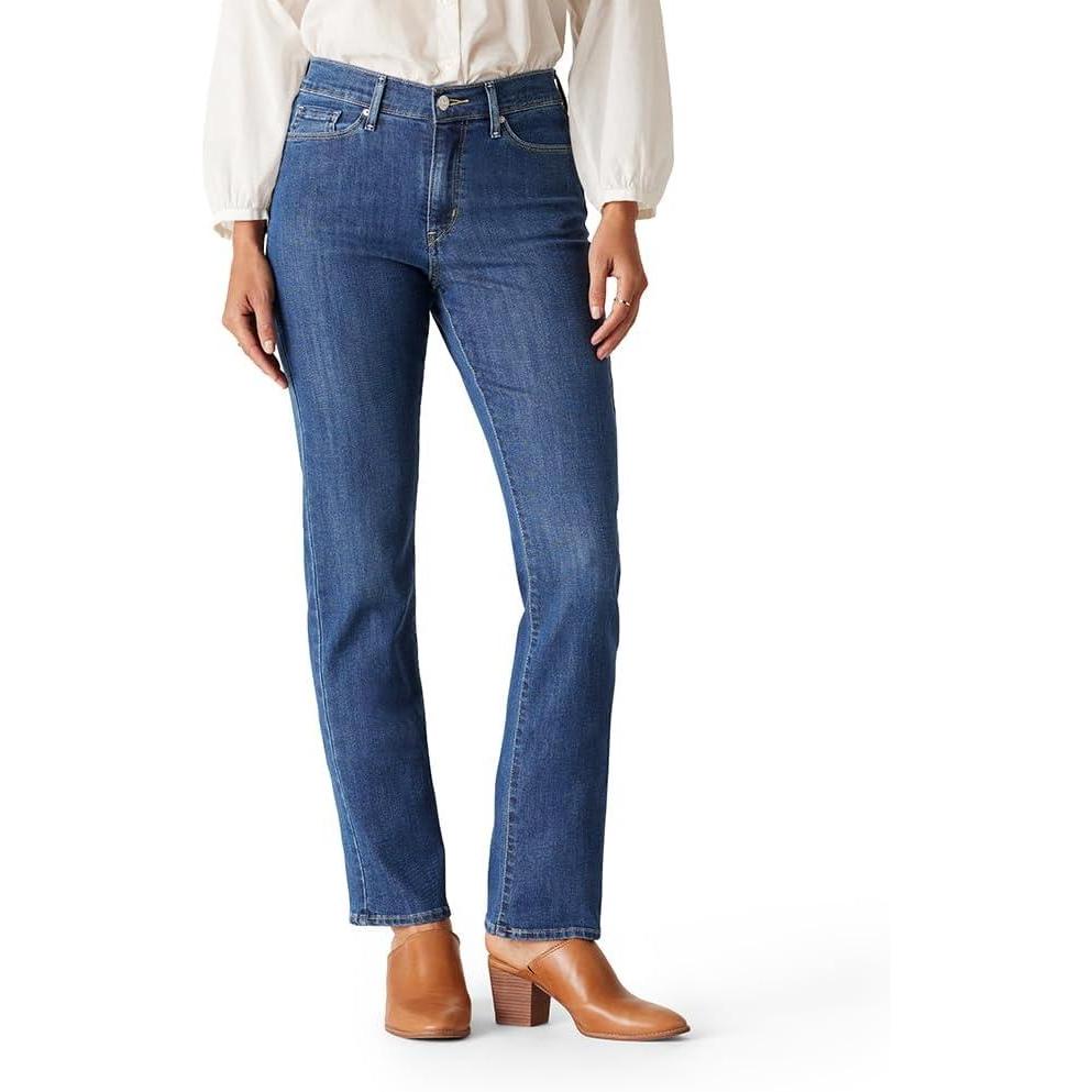 imageLevi Strauss Signature Gold Womens Size Modern Bootcut Jeans MidRise Stretch Denim Also Available in PlusNew Byron Bay