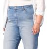 imageLevi Strauss Signature Womens Heritage HighRise Loose Straight Jeans Stretch Denim Also Available in Plus SizeLuna