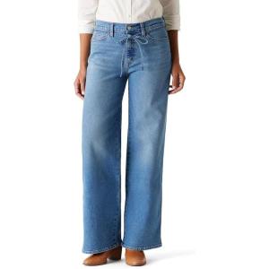 imageLevi Strauss Signature Gold Womens Heritage Belted Wide Leg Jeans Also Available in PlusNew Faded Days