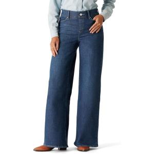 imageLevi Strauss Signature Gold Womens Totally Shaping Ultimate Pullon Wide Leg Jeans Also Available in PlusNew Blue Legend