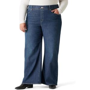 imageLevi Strauss Signature Gold Womens Totally Shaping Ultimate Pullon Wide Leg Jeans Also Available in PlusNew Blue Legend Plus